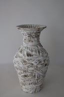 El Yapımı Vintage Görünümlü Stoneware Vazo-Maku Ceramic-NowShopFun