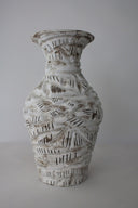 El Yapımı Vintage Görünümlü Stoneware Vazo-Maku Ceramic-NowShopFun