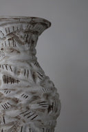 El Yapımı Vintage Görünümlü Stoneware Vazo-Maku Ceramic-NowShopFun