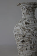 El Yapımı Vintage Görünümlü Stoneware Vazo-Maku Ceramic-NowShopFun
