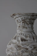 El Yapımı Vintage Görünümlü Stoneware Vazo-Maku Ceramic-NowShopFun