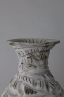 El Yapımı Vintage Görünümlü Stoneware Vazo-Maku Ceramic-NowShopFun