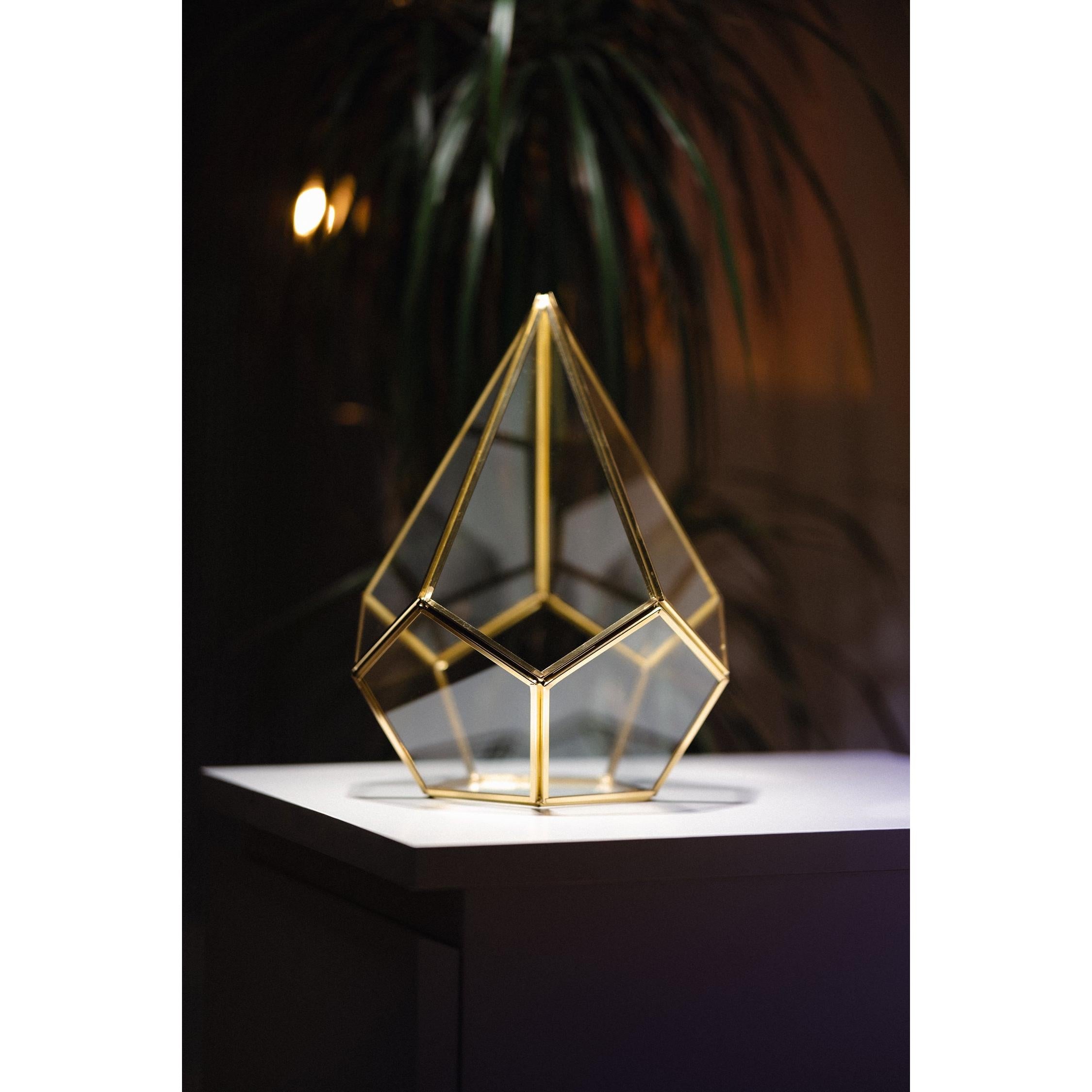 Cam Fanus | Geometrik Teraryum | Kapaklı