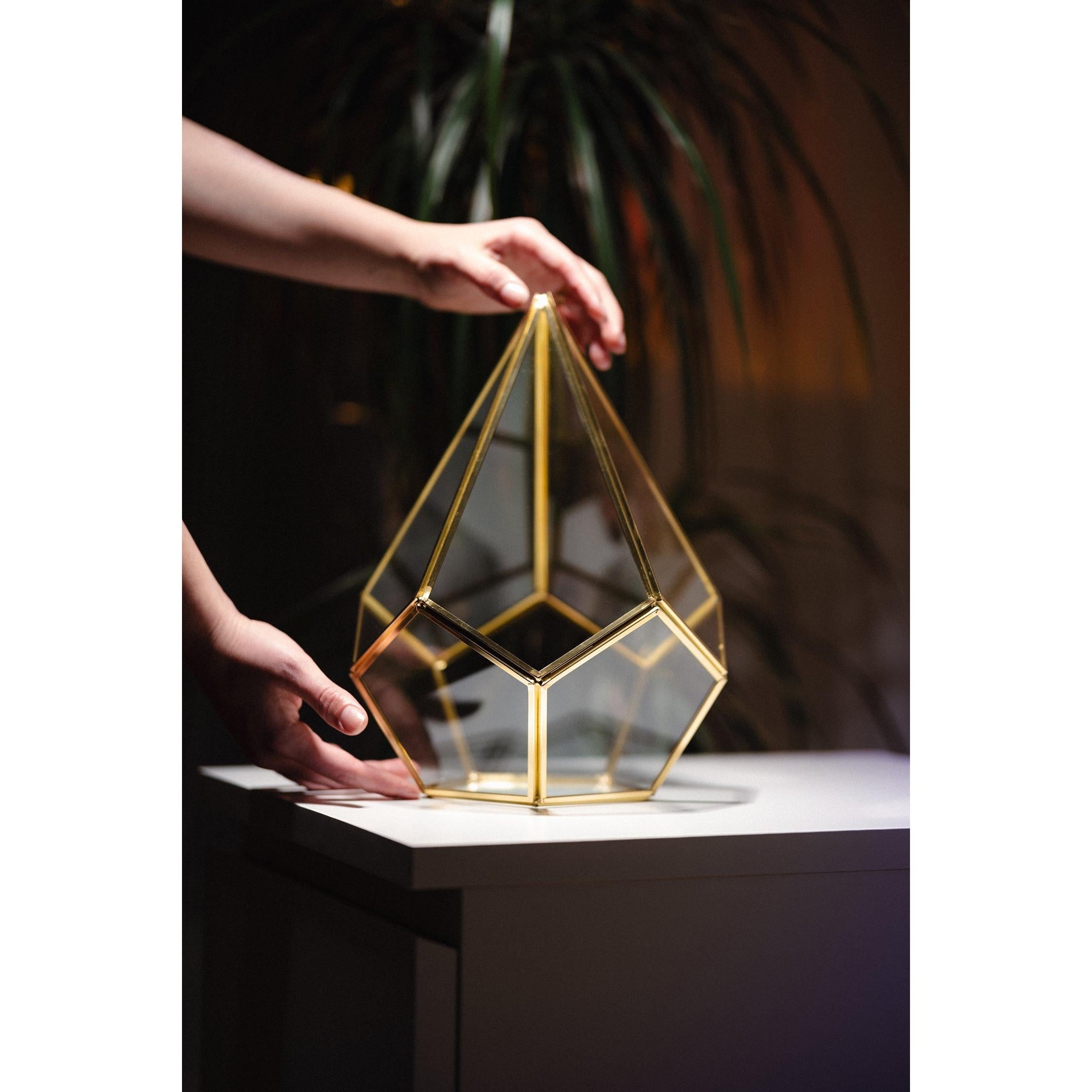 Cam Fanus | Geometrik Teraryum | Kapaklı