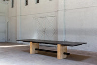 Elden | Masif Meşe Yemek & Toplantı Masası-Yemek Masası-Innature Home-280*90*75 cm-NowShopFun