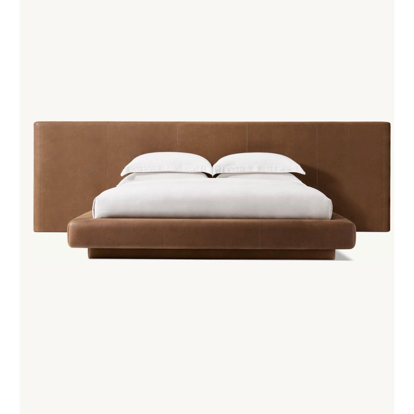 Eldor Deri Karyola-Sofalab-Gri-Kraliçe-NowShopFun