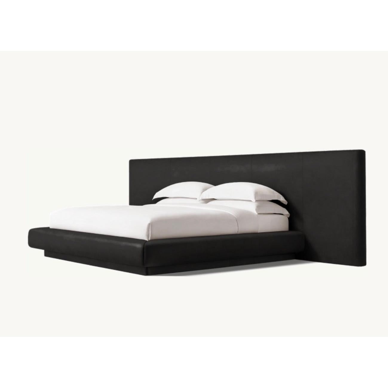 Eldor Deri Karyola-Sofalab-Gri-Kraliçe-NowShopFun