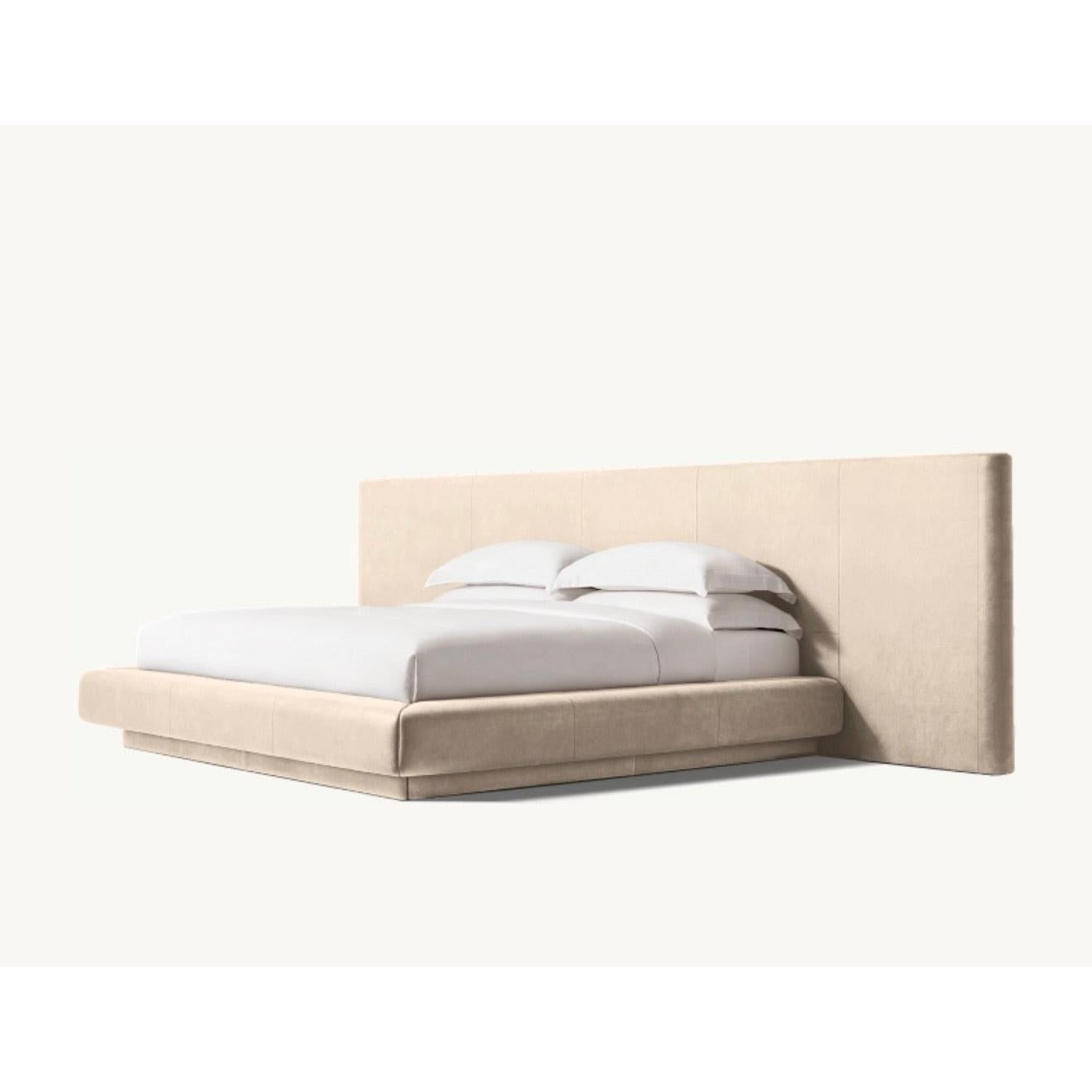 Eldor Deri Karyola-Sofalab-Gri-Kraliçe-NowShopFun