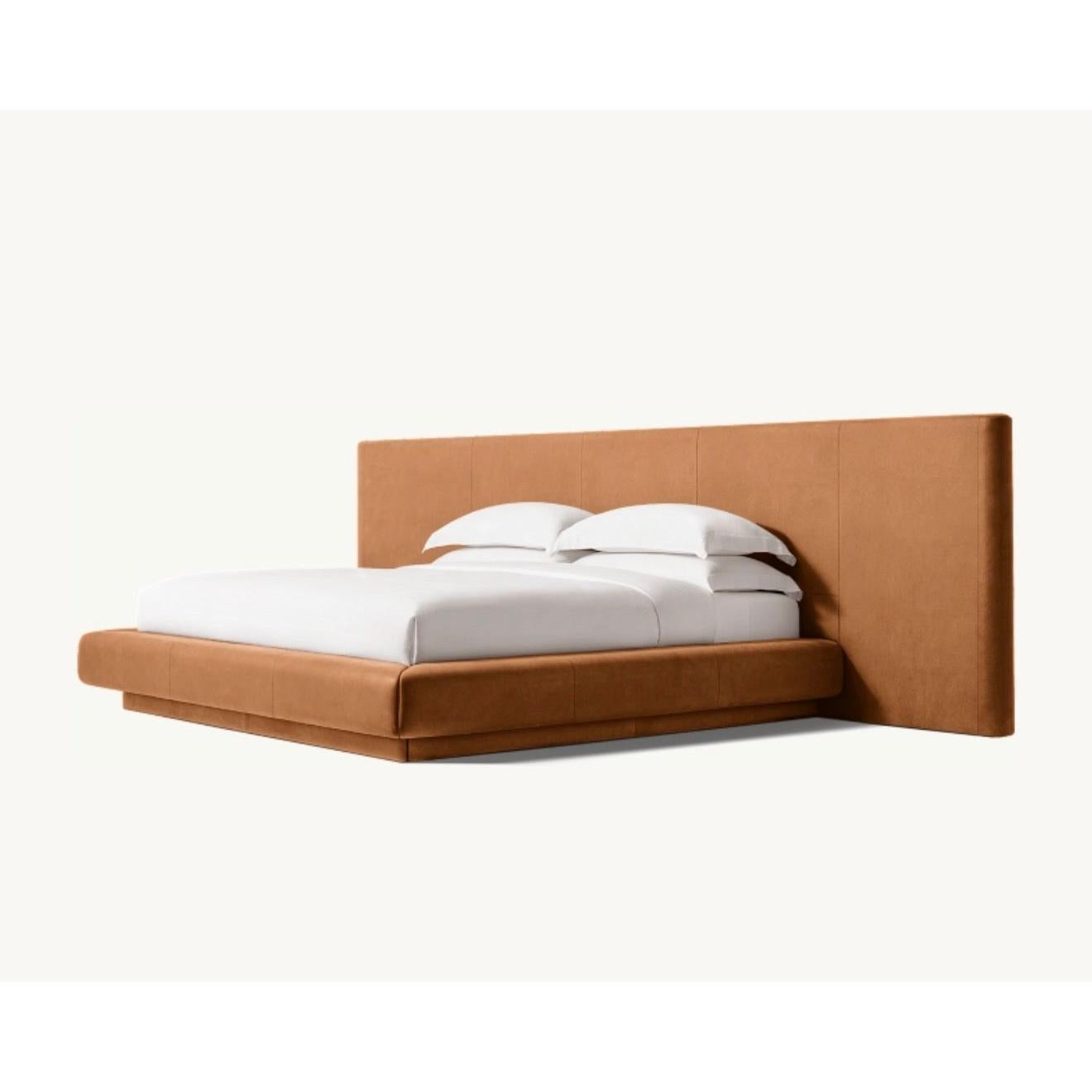 Eldor Deri Karyola-Sofalab-Gri-Kraliçe-NowShopFun