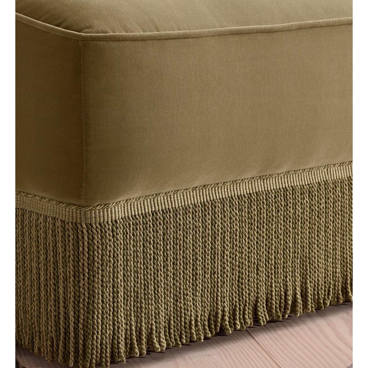 Elena Püsküllü Kadife Koltuk