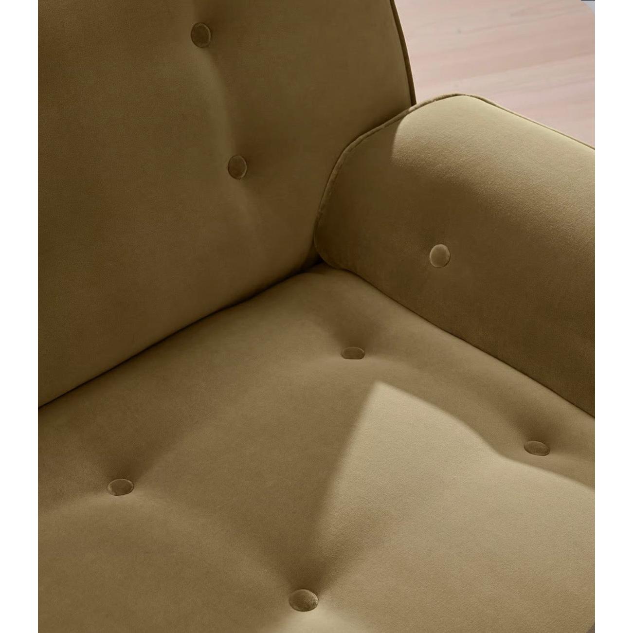 Elena Püsküllü Modüler Kadife Koltuk