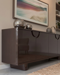 Elina Oval Detaylı Modern Konsol