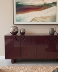 Elina Oval Detaylı Modern Konsol