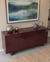 Elina Oval Detaylı Modern Konsol