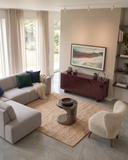 Elina Oval Detaylı Modern Konsol