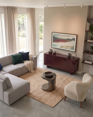 Elina Oval Detaylı Modern Konsol