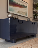 Elina Oval Detaylı Modern Konsol