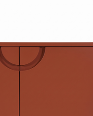 Elina Oval Detaylı Modern Konsol
