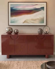 Elina Oval Detaylı Modern Konsol