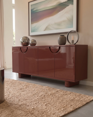 Elina Oval Detaylı Modern Konsol