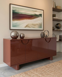Elina Oval Detaylı Modern Konsol