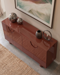 Elina Oval Detaylı Modern Konsol