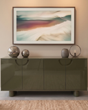 Elina Oval Detaylı Modern Konsol