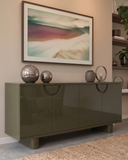 Elina Oval Detaylı Modern Konsol