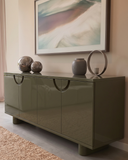 Elina Oval Detaylı Modern Konsol