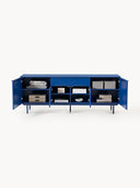 Elona Modern Dressoir Mat Kraliyet Mavisi