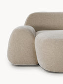 Elora XL Modern & Modüler Tasarım Dokulu Kadife Döşemeli Berjer-Berjer-Innature Home-Açık Bej-NowShopFun