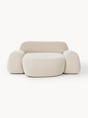 Elora XL Modern & Modüler Tasarım Dokulu Kadife Döşemeli Berjer-Berjer-Innature Home-Açık Bej-NowShopFun