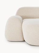 Elora XL Modern & Modüler Tasarım Dokulu Kadife Döşemeli Berjer-Berjer-Innature Home-Açık Bej-NowShopFun