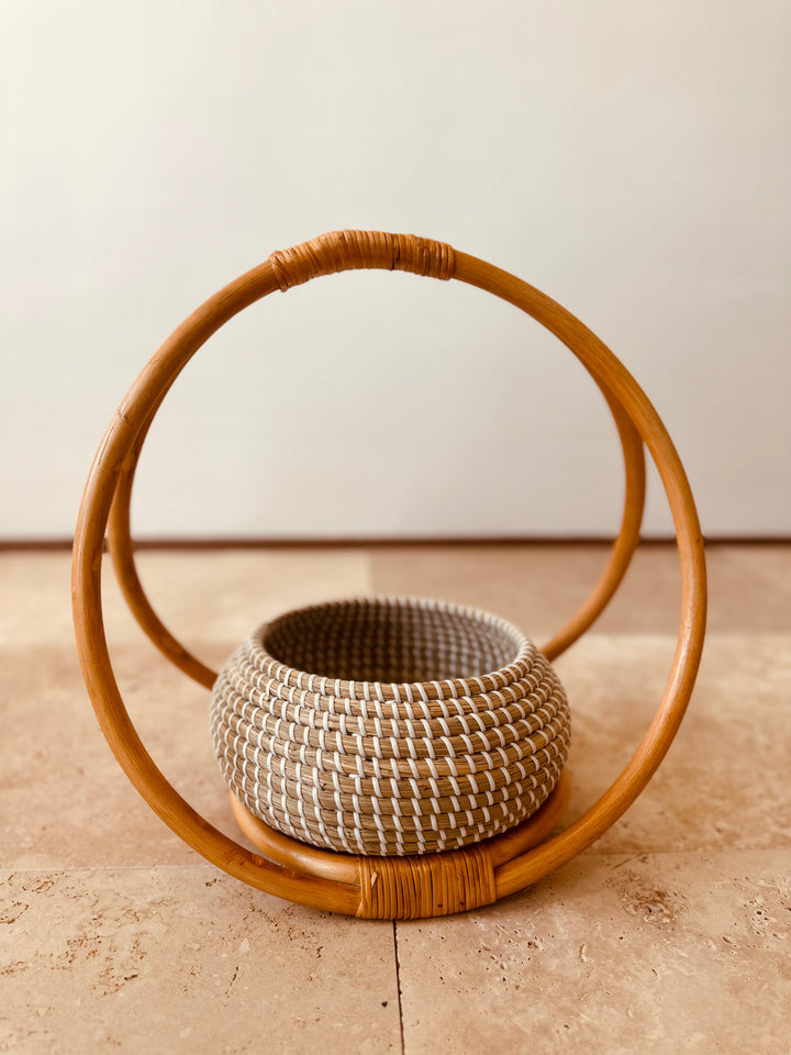 Enoki Asılabilir Rattan Saksı-Saksı-Lo-Fi House-NowShopFun