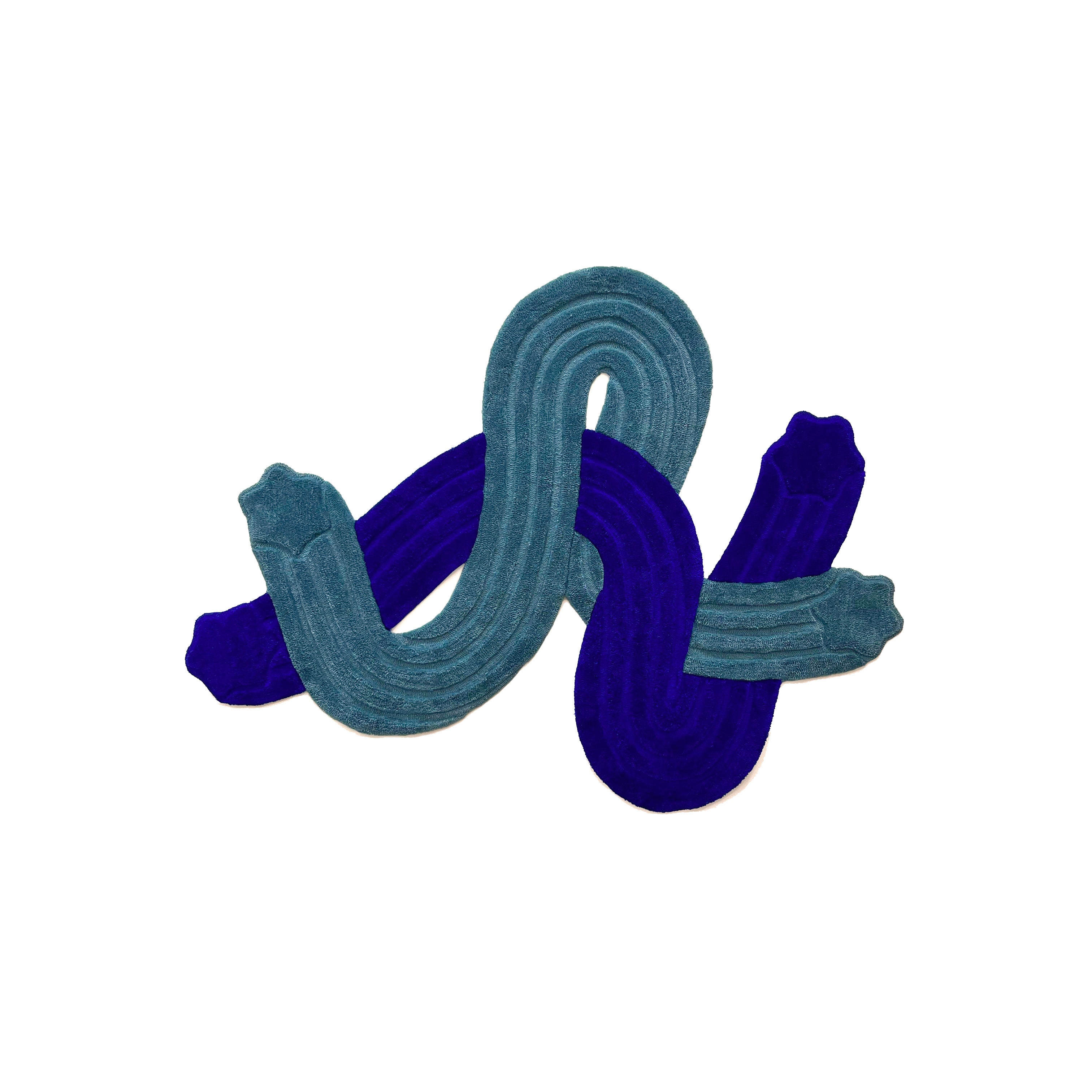 Entwine Rug Blue + Mint