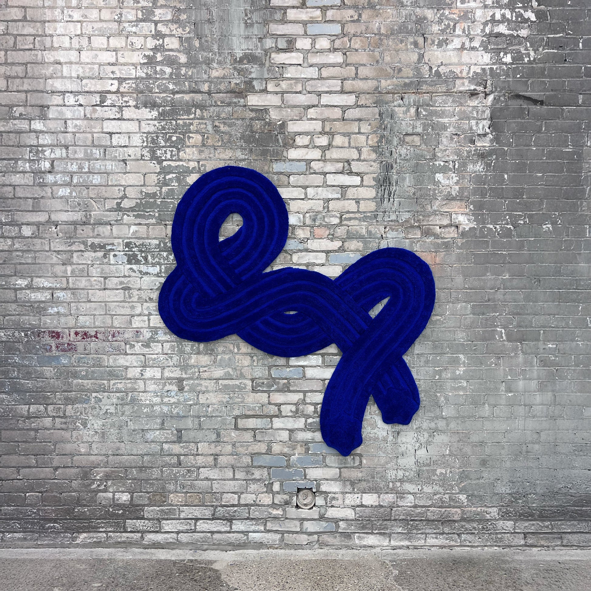 Entwine Rug Single Blue