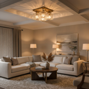 Eskitme Kaplama Metal Kristal Modern Avize