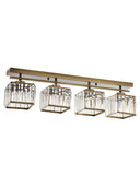 Eskitme Kaplama Metal Kristal Modern Avize