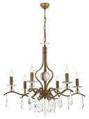 Eskitme Kaplama Metal Kristal Modern Avize