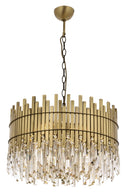 Avonni AV-1767-E60 Eskitme Kaplama Modern Avize E27 Metal Kristal H: 90 cm, Ø: 60 cm-Avonni-NowShopFun
