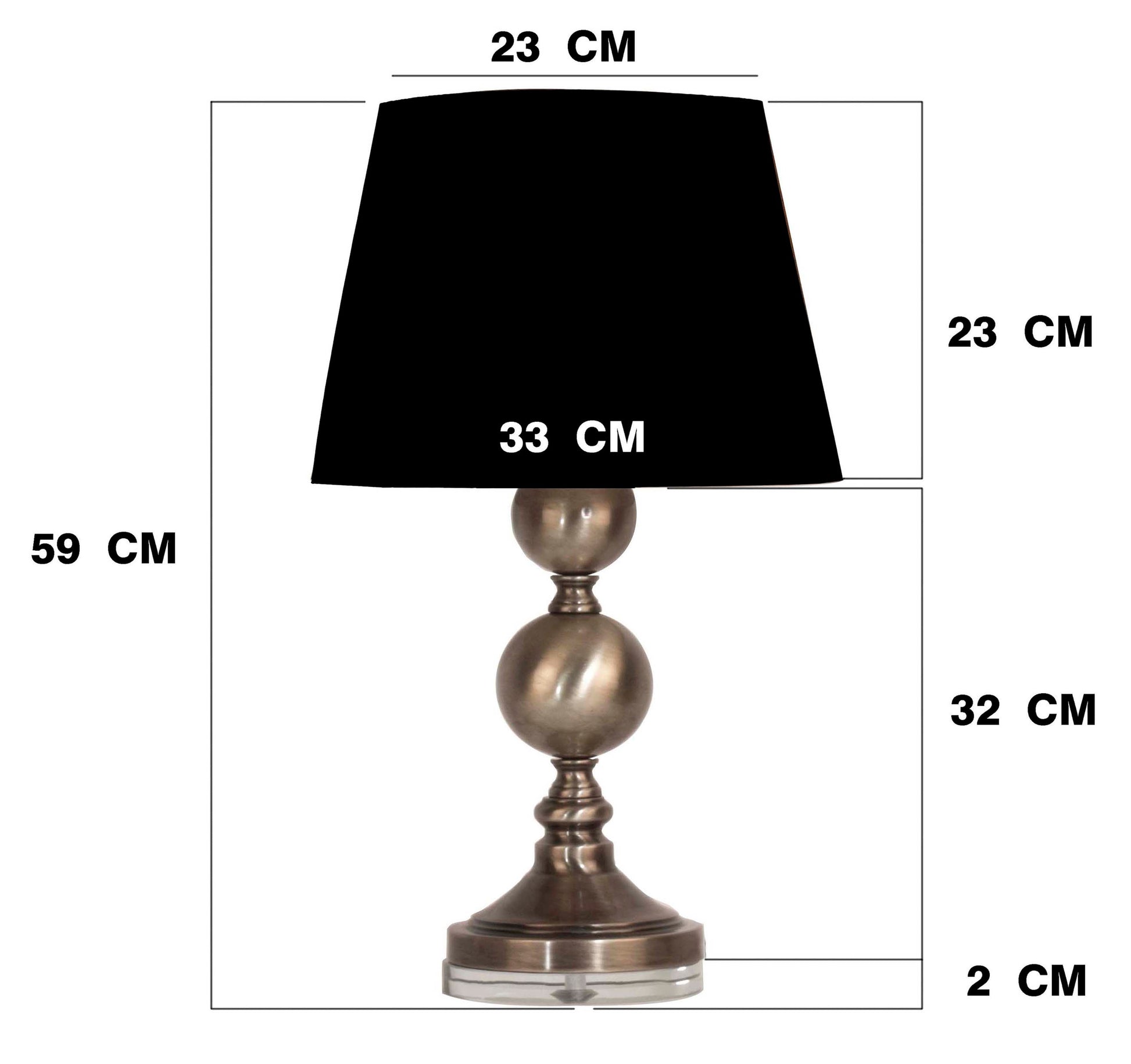 Eskitme Metal Venedik Tarzı Abajur