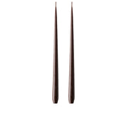 Espresso Kokusuz 2'Li Uzun Konik Mum 42 Cm