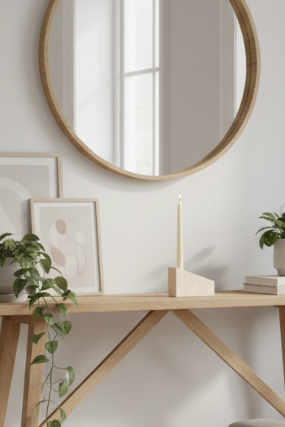 Etern Konik Traverten Şamdan