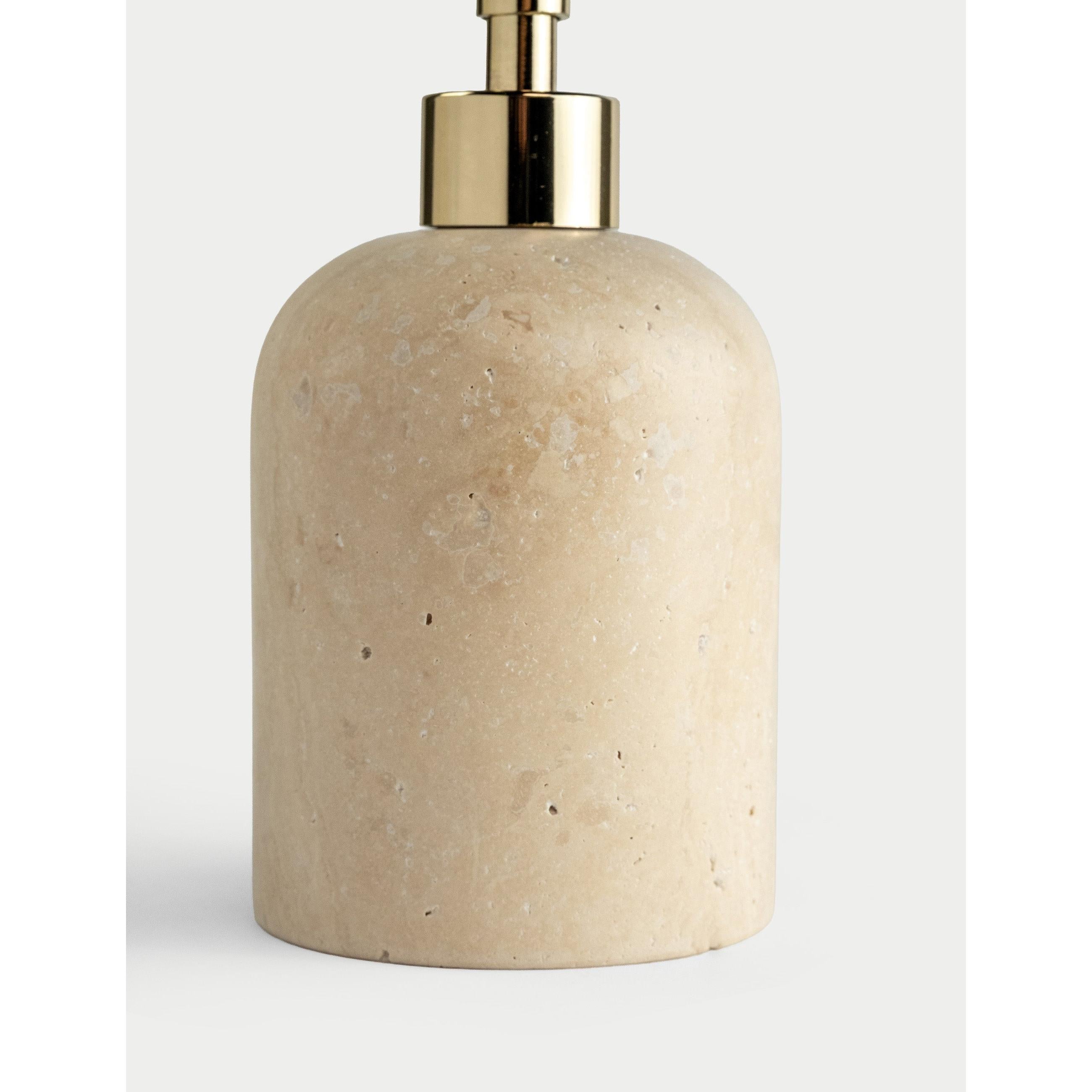 Etern Traverten Sıvı Sabunluk - Gold