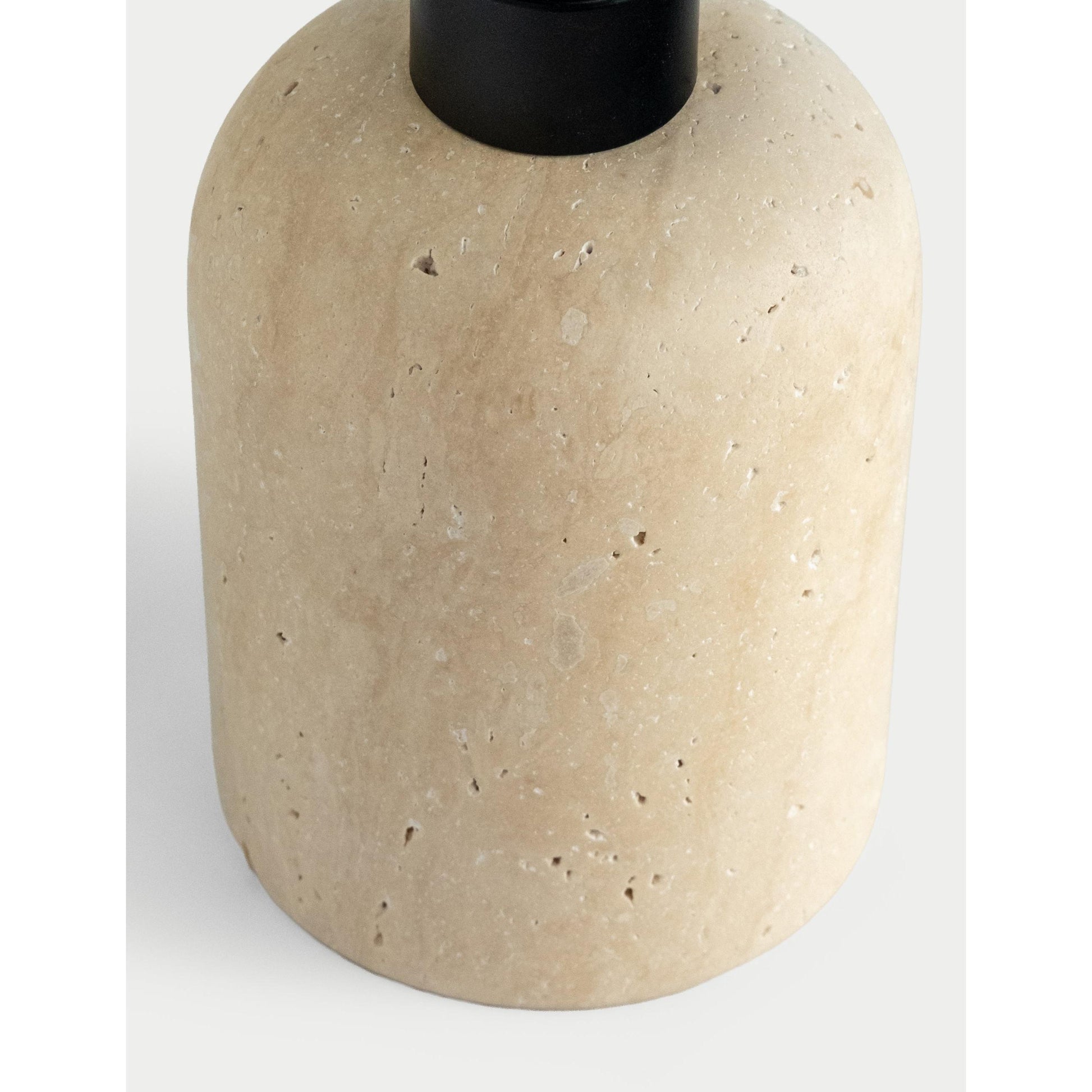 Etern Traverten Sıvı Sabunluk - Siyah