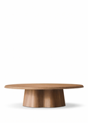 Eterna Yuvarlak Orta Sehpa-Latanwood-Kahverengi-NowShopFun