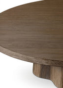 Eterna Yuvarlak Orta Sehpa-Latanwood-Kahverengi-NowShopFun