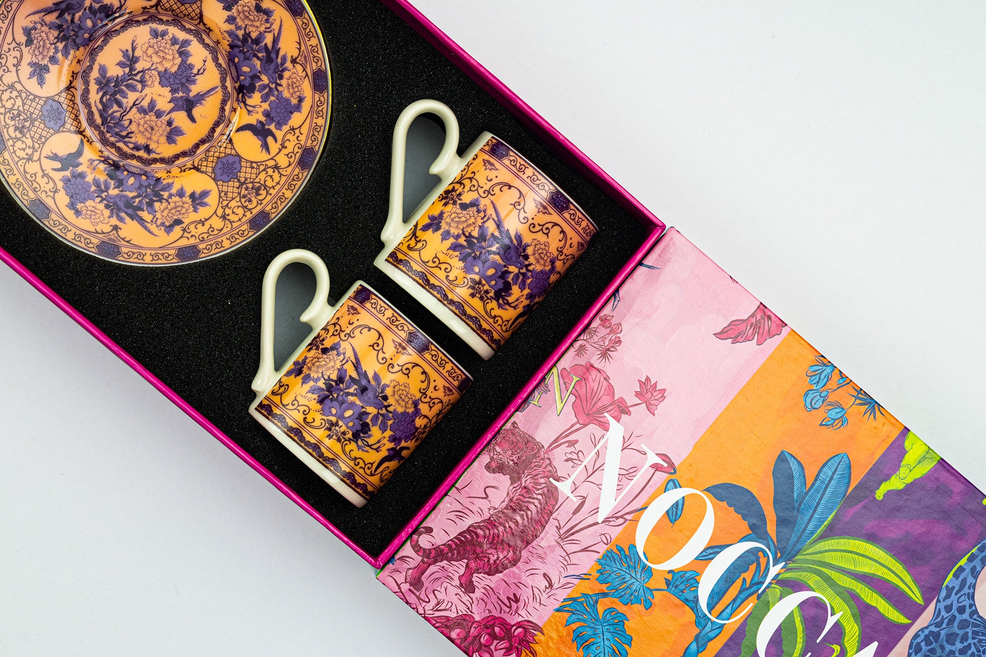 Eternal Lilac Rose Kahve Fincanı (2'li Set)