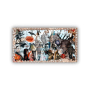 Karma Canvas Tablo, EUDOIMONIART dijital baskı sanat eseri, soyut ve metafizik çağdaş kompozisyon