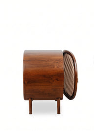 Faela Hazeranlı Masif Ahşap Komodin-Komodin-Latanwood-NowShopFun